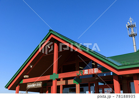 北海道_日高本線鵡川駅の風景 78188935