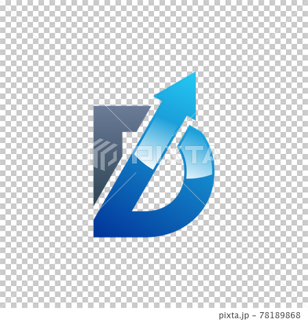 arrow blue letter D and b logo symbol icon design arrow blue letter D and b logo symbol icon design 78189868