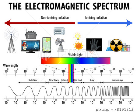 Science Electromagnetic Spectrum diagram 78191212