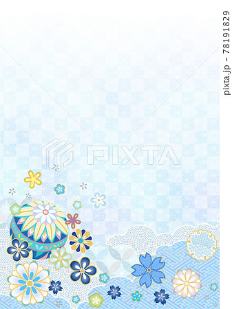Summer Japanese Style Japanese Pattern Stock Illustration