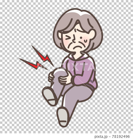 Grandmother hurt her leg by jogging 78192496