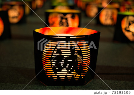 高幡不動尊 もみじまつりの灯篭 78193109