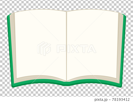 Illustration of an open book Blank notebook 78193412