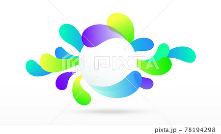 Motion dynamic wave abstract vector background 78194298