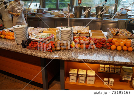 オーストリア A1沿いフォルヒドルフ近郊 ドライブインの風景 78195163