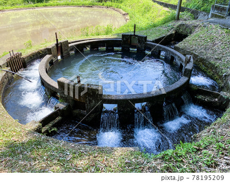 音無井路円形分水 78195209