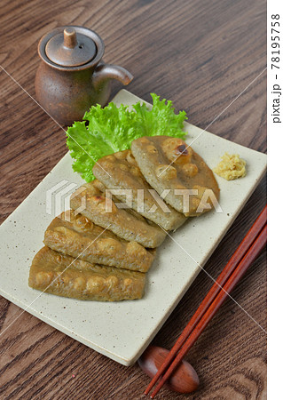 黒はんぺん、黒半片、焼きはんぺん。郷土料理、地元グルメ。鰯はんぺん。 78195758