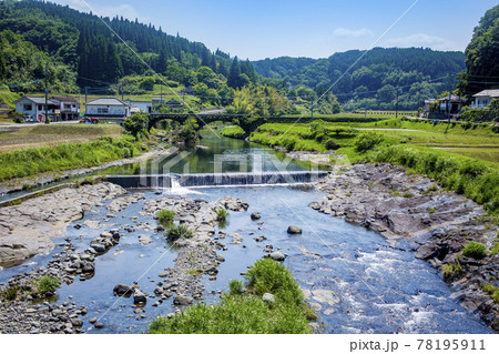 緒方川と住吉石橋 78195911