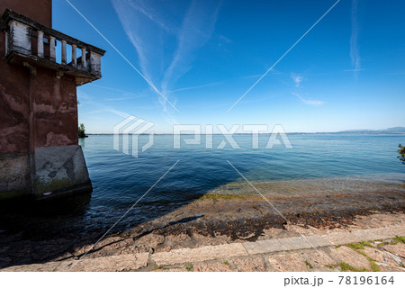 Lago di Garda - Lake Garda view from the Lazise Village Verona Italy 78196164