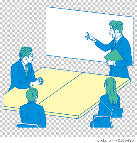 開會的商人 78196450