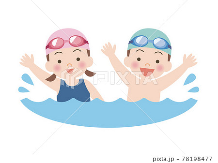 水遊びする子ども 78198477