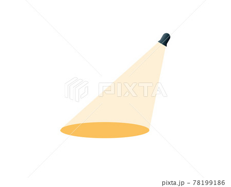 Light, spotlight icon on white background. Vector illustration. 78199186