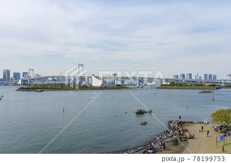 【東京都】都市風景 お台場海浜公園 【東京都】都市風景 お台場海浜公園 78199753