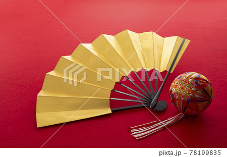 金扇子　毛氈　姫てまり 78199835