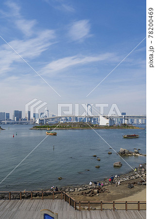 【東京都】都市風景 お台場海浜公園 78200469