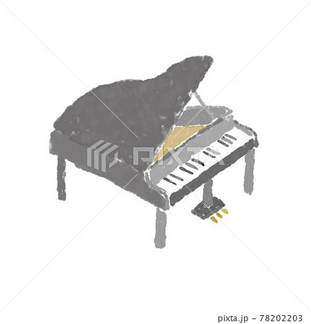 Piano Watercolor Stock Illustration 7023