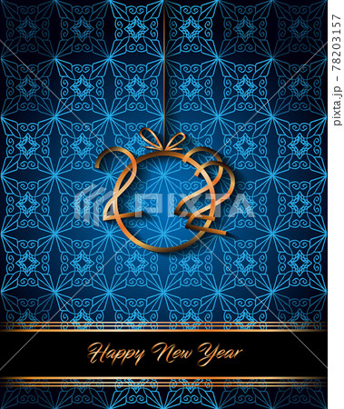 2022 Happy New Year background for your seasonal invitations, festive posters, greetings cards. 78203157