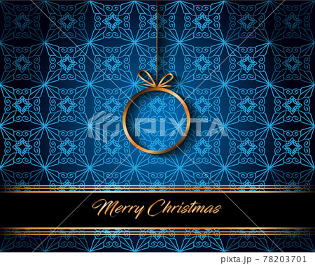2022 Merry Christmas background for your seasonal invitations, festival posters, greetings cards.  78203701