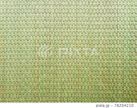 い草を織った黄緑色のゴザの背景画像 い草を織った黄緑色のゴザの背景画像 78204210