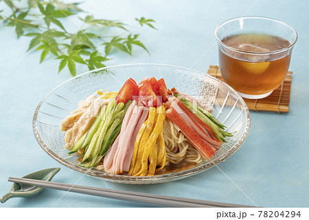 冷やし中華 冷麺 冷やし中華 冷麺 78204294