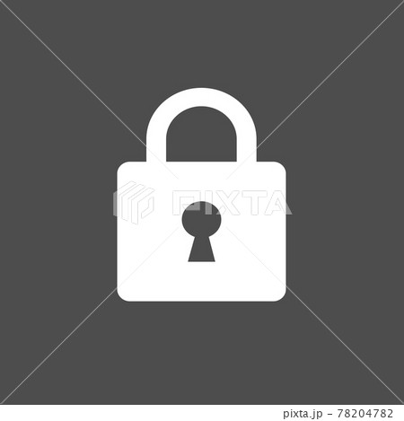 Lock icon. Padlock sign. Unlock. Vector illustration. Flat design. 78204782