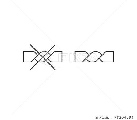 Do not wring, dry, wring icon. Vector illustration, flat design. Do not wring, dry, wring icon. Vector illustration, flat design. 78204994