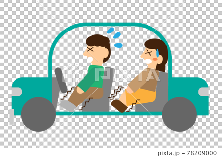 長い時間同じ姿勢で車にいたためエコノミークラス症候群になってしまった人たち 78209000