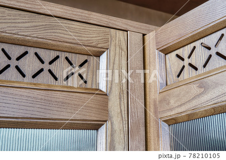 Part of cabinet made of toned veneer and solid ash Part of cabinet made of toned veneer and solid ash 78210105