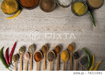 Spice Still Life, Space for your text 78211081