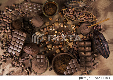 Bars Chocolate, candy sweet, dessert food Bars Chocolate, candy sweet, dessert food 78211103