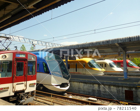 【三重県 志摩市】近鉄賢島駅の競演 78211540