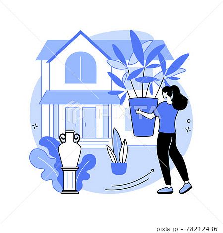 Seasonal planters abstract concept vector illustration. Seasonal planters abstract concept vector illustration. 78212436
