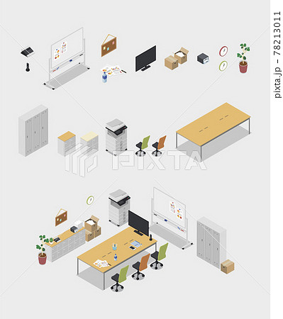 オフィス用品2ベクター素材 Office supplies part2 78213011