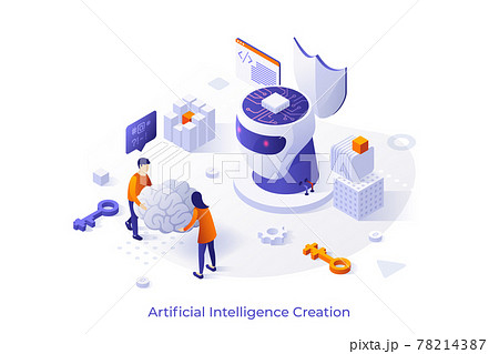 Isometric Vector Illustration For Website 78214387