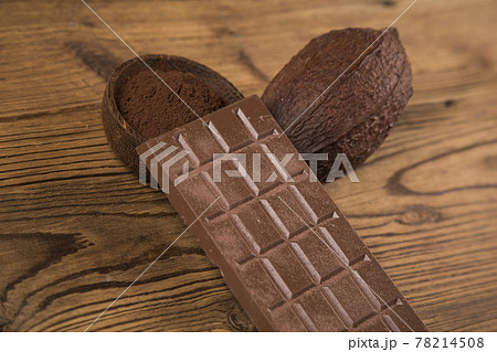 Chocolate sweet, cocoa and food dessert background 78214508