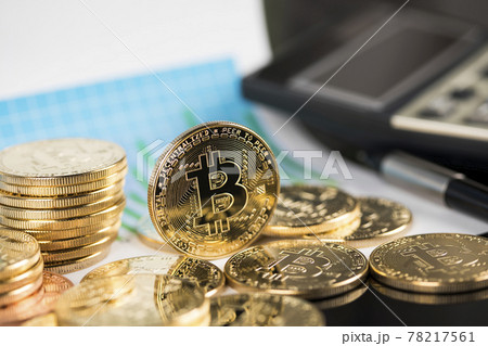 Bitcoin Trading Concept, virtual money 78217561