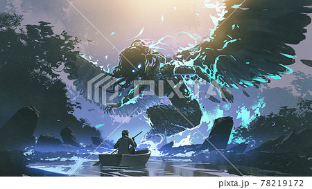 the dark forest guardian angel 78219172