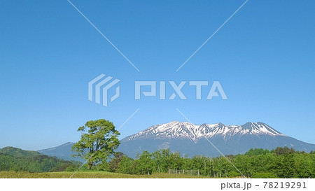 御嶽山(御岳山)の風景・信州から撮影 78219291