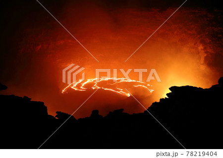 エルタ・アレ火山（ダナキル砂漠、エチオピア） 78219404