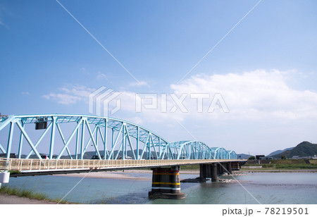 徳島県阿南市の那賀川橋 徳島県阿南市の那賀川橋 78219501