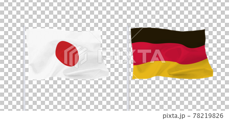 德國和日本的旗幟 78219826
