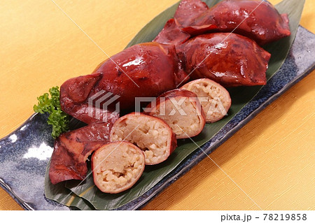 いかめし もち米をイカに詰めた料理 いかめし もち米をイカに詰めた料理 78219858