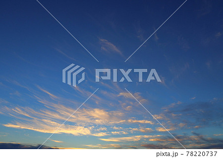 夕焼け空と雲 夕焼け空と雲 78220737