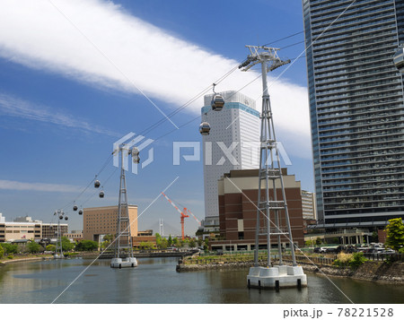 横浜みなとみらい地区のロープウェイ　神奈川県 78221528