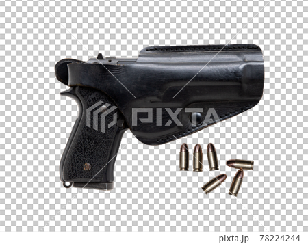 拳銃 -切り抜き -  複数のバリエーションがあります 78224244