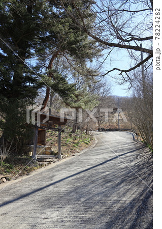 埼玉県秩父郡皆野町ムクゲ自然公園の山之神の風景 埼玉県秩父郡皆野町ムクゲ自然公園の山之神の風景 78224282