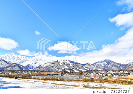 八方尾根、北アルプスを望む(長野県白馬村)【2020.2】 八方尾根、北アルプスを望む(長野県白馬村)【2020.2】 78224727