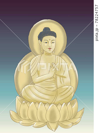 釈迦如来坐像 78224757