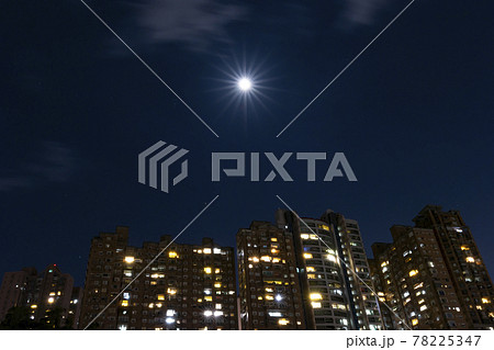 ナイトシーン 夕映 夜景 78225347