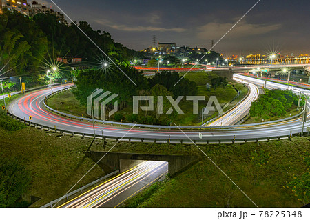 光跡 光軸 自動車道 78225348